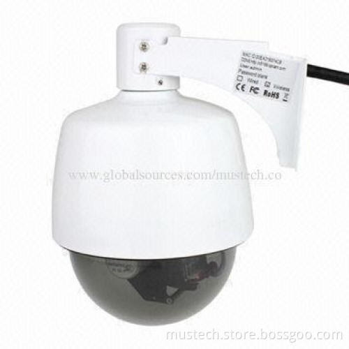 Indoor/Outdoor 720P Vandal-proof Megapixel Onvif Dome IP Camera with POE/PTZ Supported